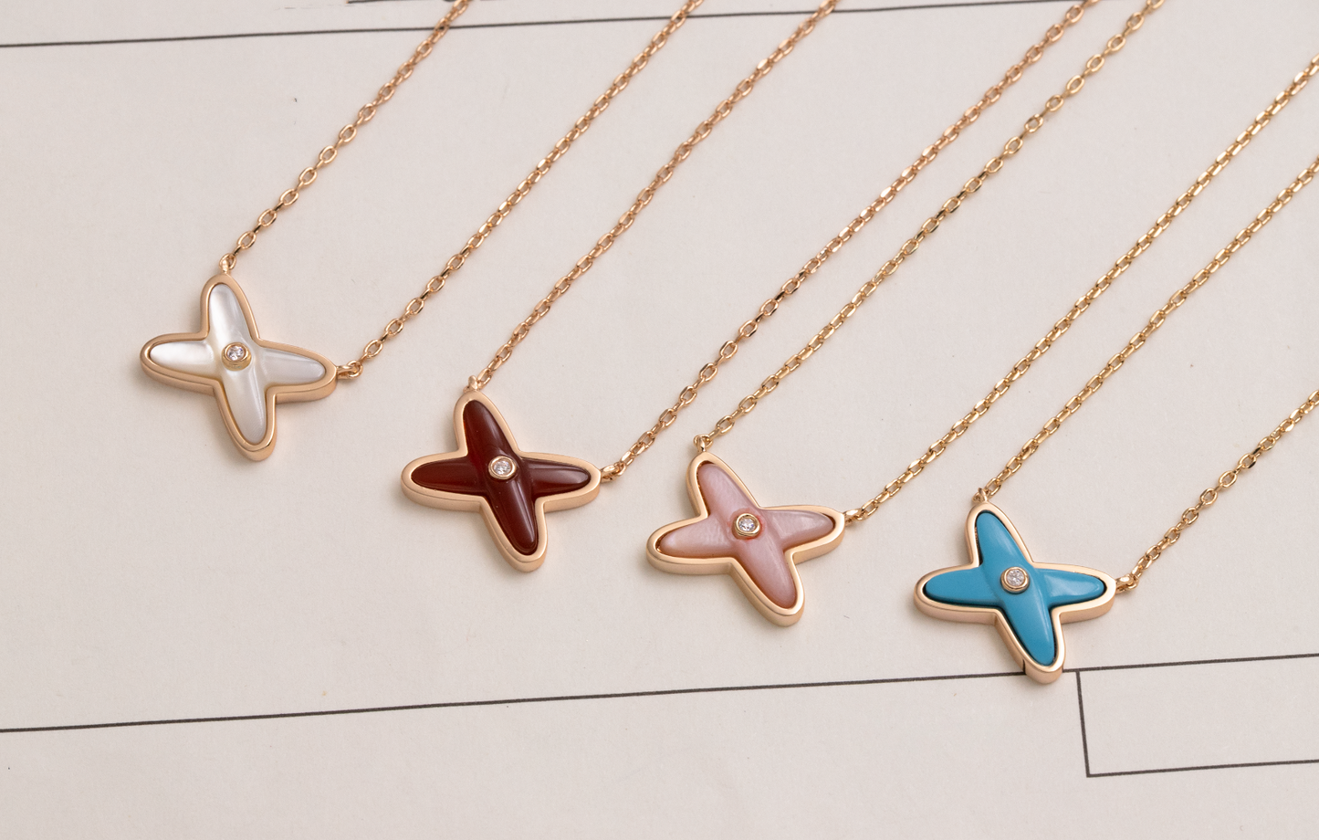 [Garvey]JEUX DE NECKLACE 1 DIAMOND
