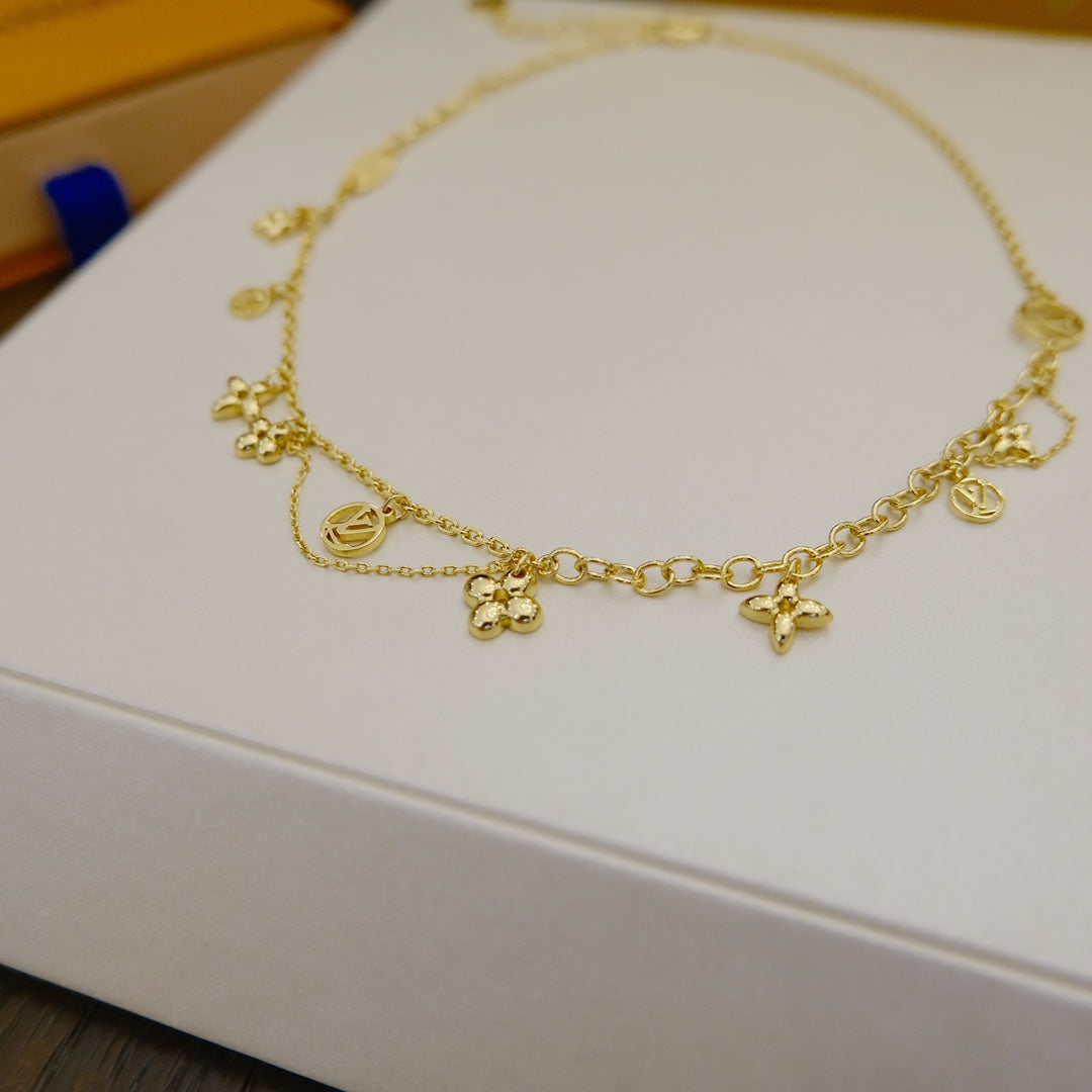 [Garvey ]BLOOMING SUPPLE NECKLACE BRASS