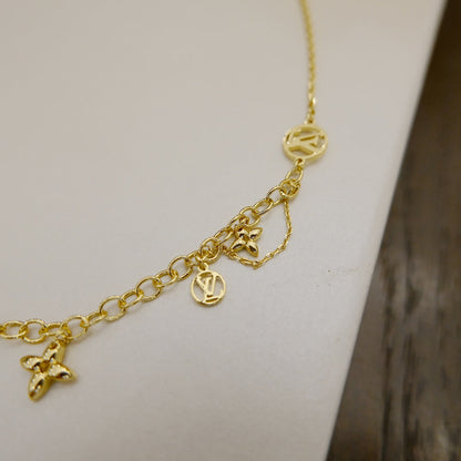 [Garvey ]BLOOMING SUPPLE NECKLACE BRASS