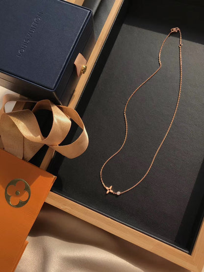 [Garvey ]BLOSSOM PENDANT PINK GOLD AND DIAMOND