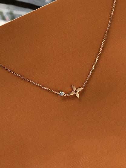 [Garvey ]BLOSSOM PENDANT PINK GOLD AND DIAMOND