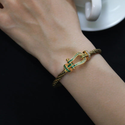 [Garvey ]FORCE 10 GOLD GREEN DIAMOND PAVED
