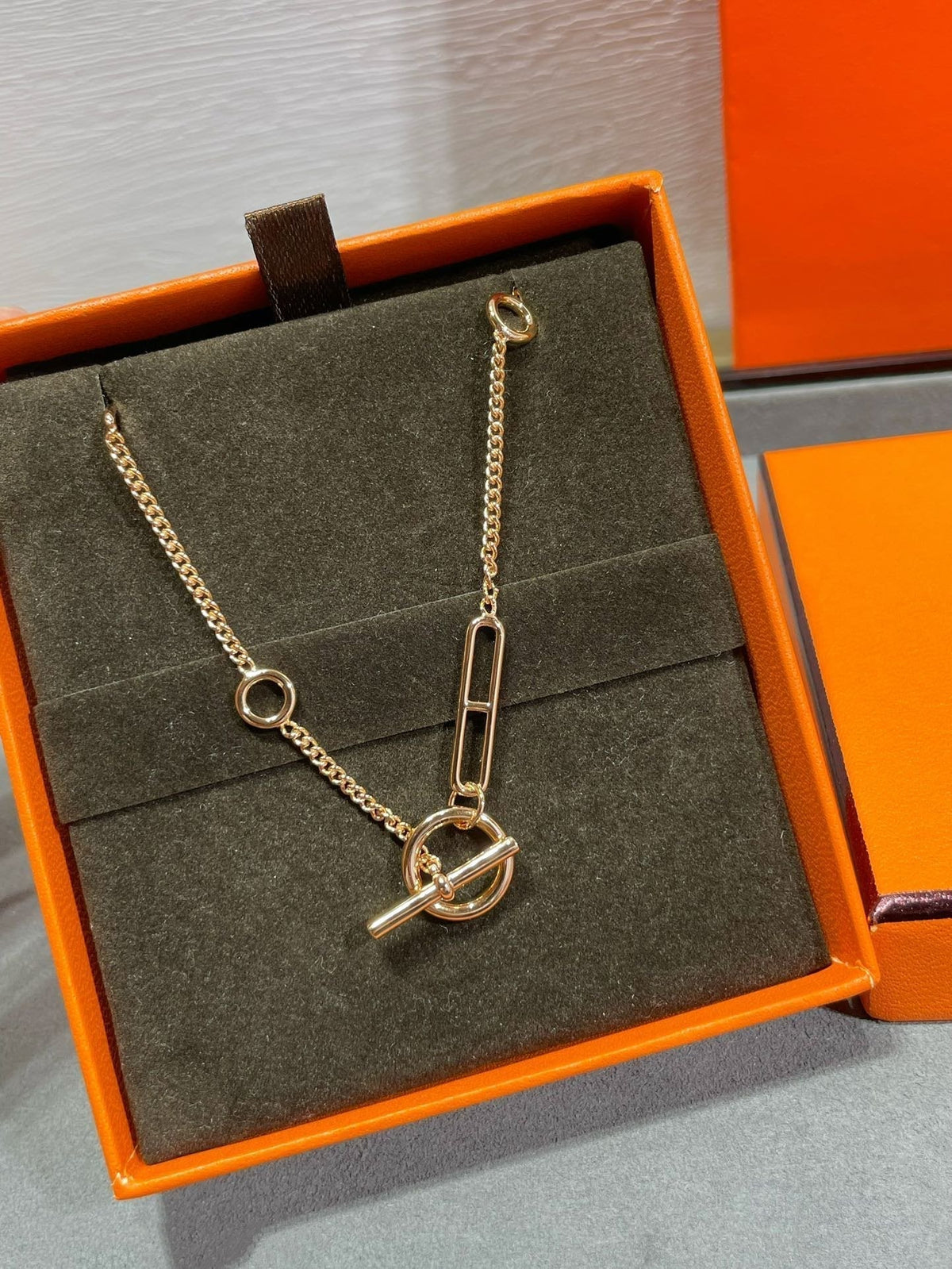 [Garvey ]HM STERLING CHAINE D'ANCRE HEART