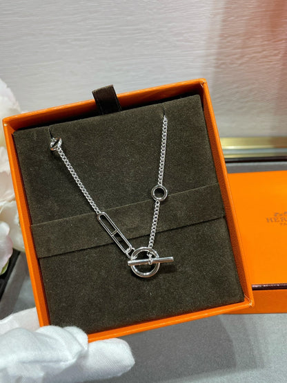[Garvey ]HM STERLING CHAINE D'ANCRE HEART