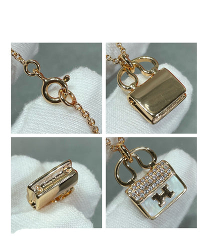 [Garvey ]H CIRCE MOISSANITE PENDANT NECKLACE GOLD