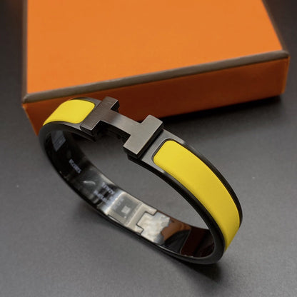 [Garvey ]CLIC HM SO BLACK YELLOW BRACELET