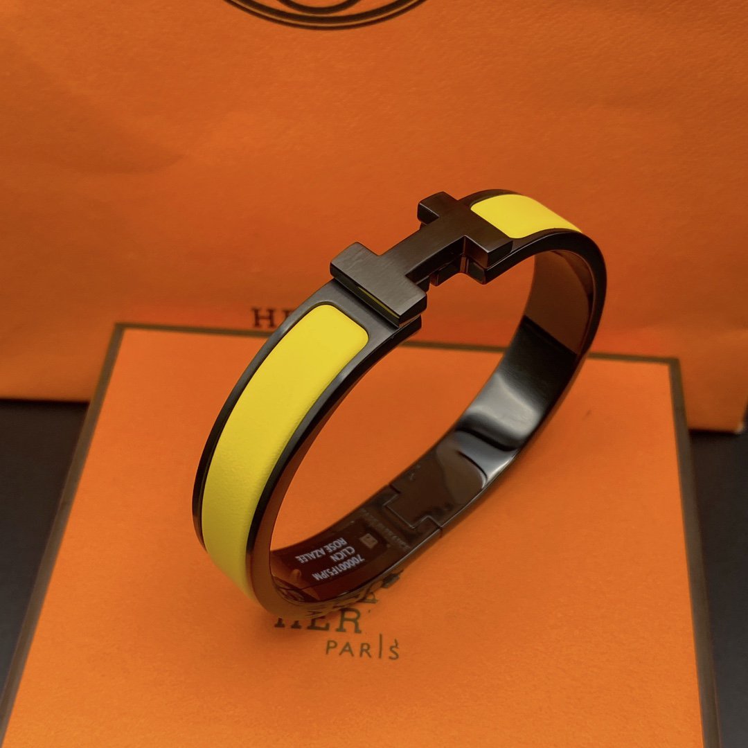 [Garvey ]CLIC HM SO BLACK YELLOW BRACELET