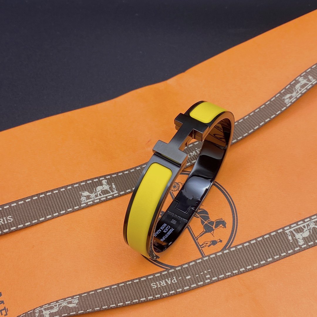 [Garvey ]CLIC HM SO BLACK YELLOW BRACELET
