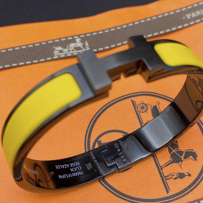 [Garvey ]CLIC HM SO BLACK YELLOW BRACELET
