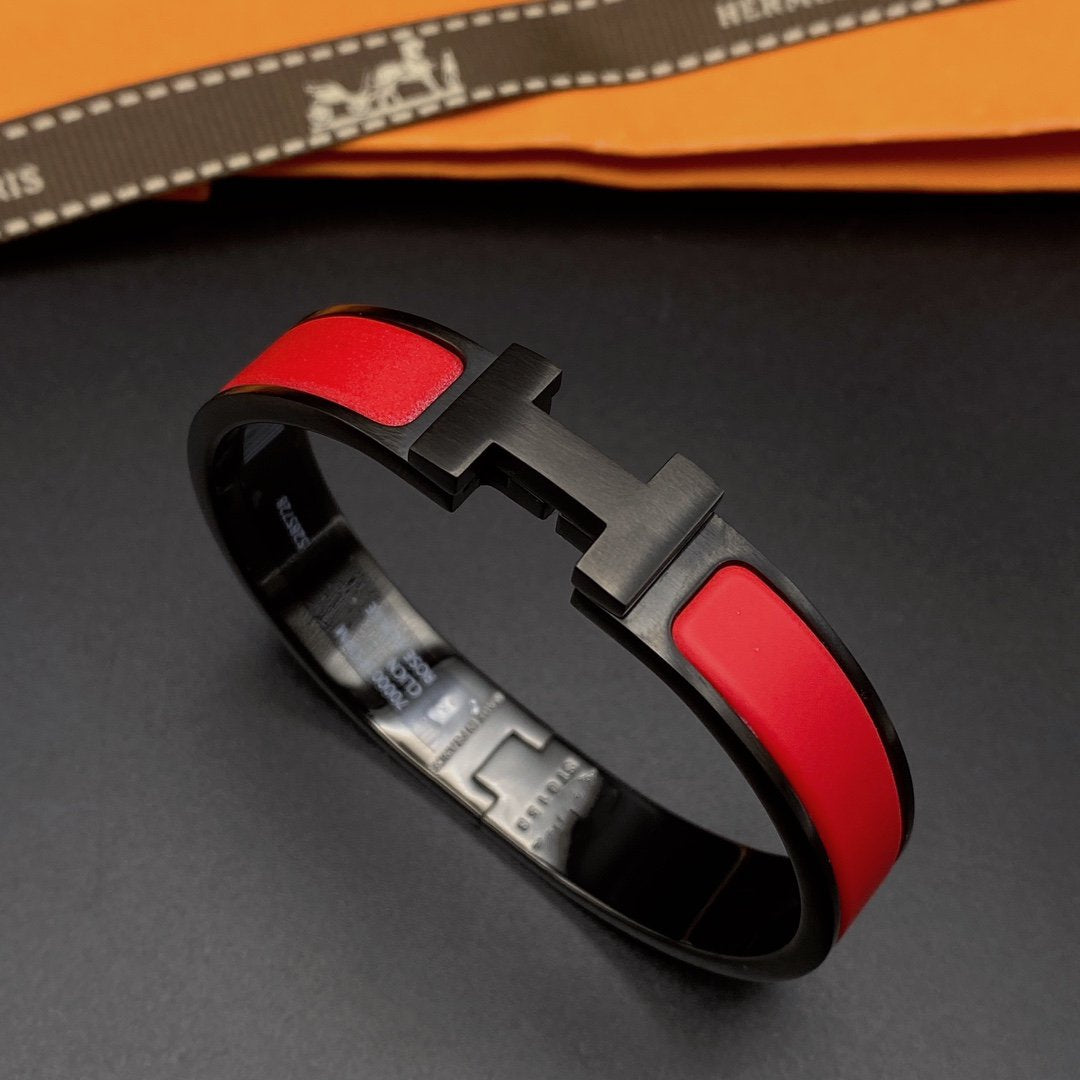 [Garvey ]CLIC HM SO BLACK RED BRACELET