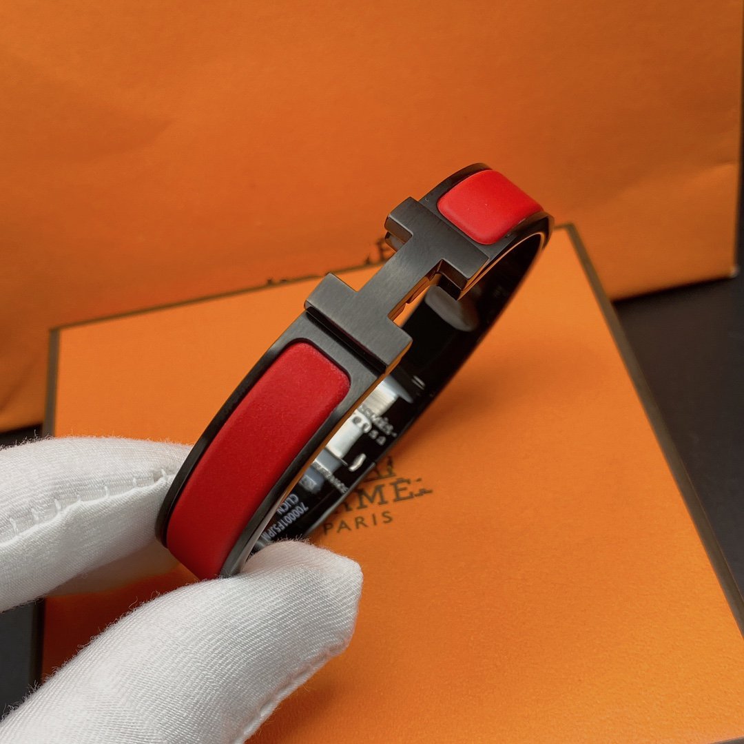 [Garvey ]CLIC HM SO BLACK RED BRACELET