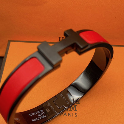 [Garvey ]CLIC HM SO BLACK RED BRACELET
