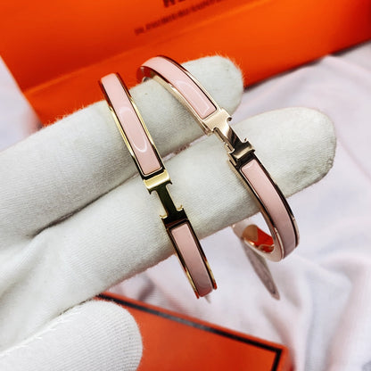 [Garvey ]CLASSIC HM CLIC  PINK 8MM ENAMEL BRACELET