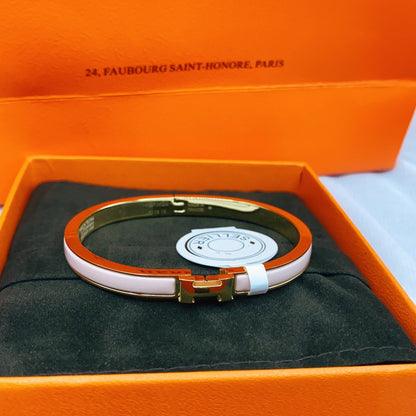 [Garvey ]CLASSIC HM CLIC  PINK 8MM ENAMEL BRACELET