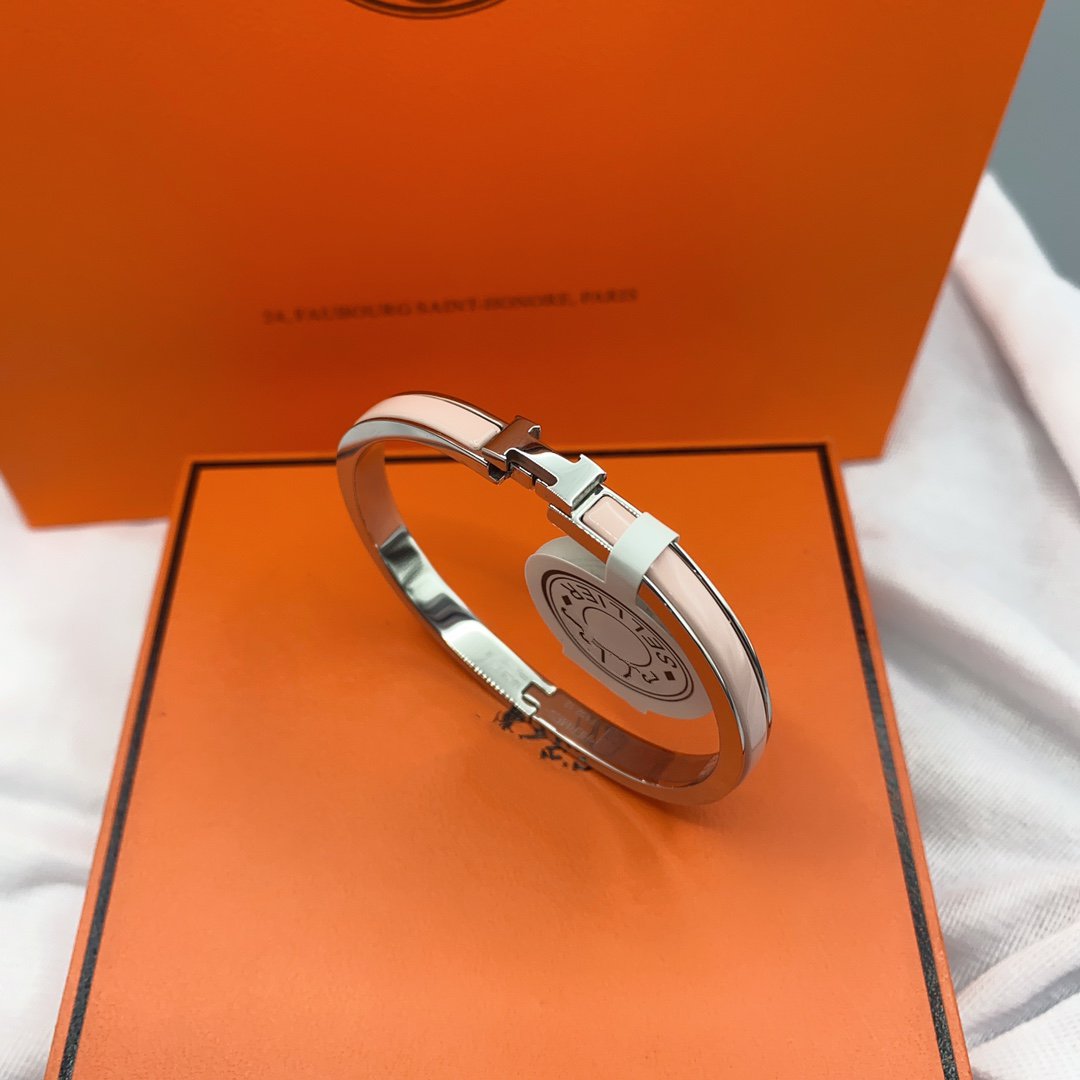 [Garvey ]CLASSIC HM CLIC  PINK 8MM ENAMEL BRACELET