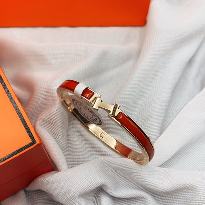 [Garvey ]CLASSIC HM CLIC RED 8MM ENAMEL BRACELET
