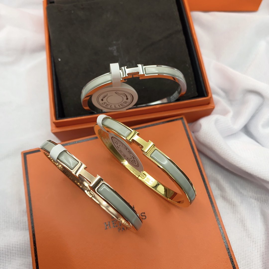 [Garvey ]CLASSIC HM CLIC GREEN 8MM ENAMEL BRACELET