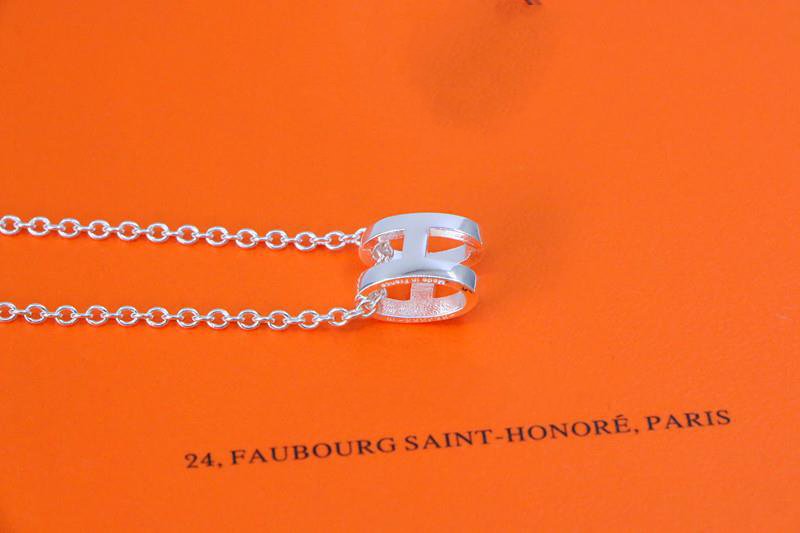 [Garvey ]HM NECKLACE H LETTER OVAL SERIES