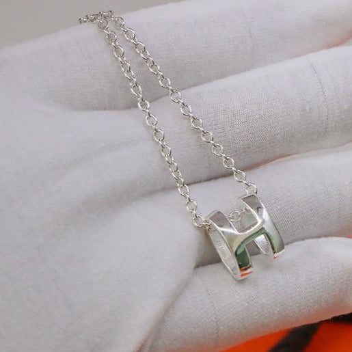 [Garvey ]HM NECKLACE H LETTER OVAL SERIES