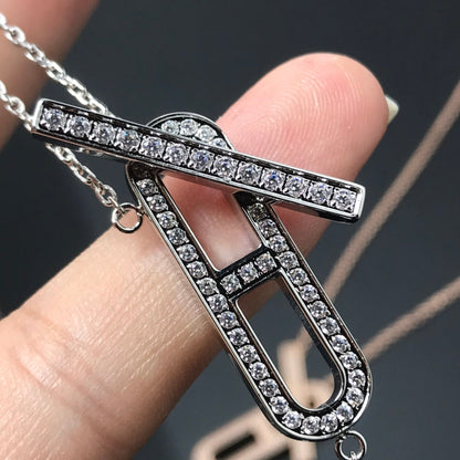 [Garvey ]HM NECKLACE PLATINUM ROSE GOLD DIAMOND