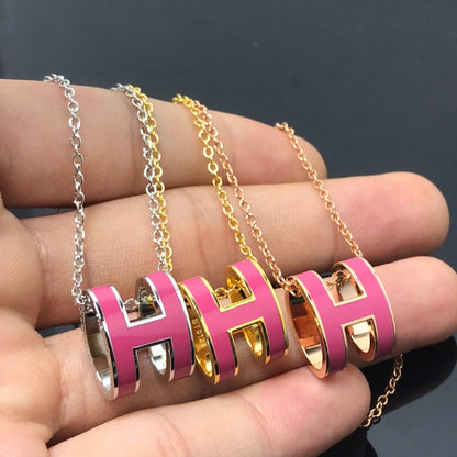 [Garvey ]H NECKLACE PINK