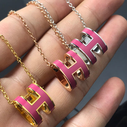 [Garvey ]H NECKLACE PINK