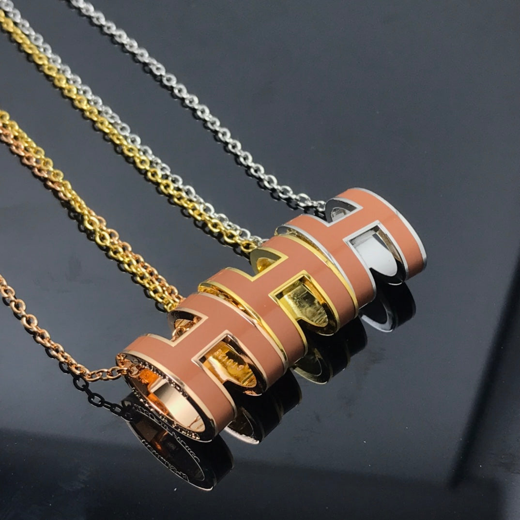 [Garvey ]H NECKLACE BROWN