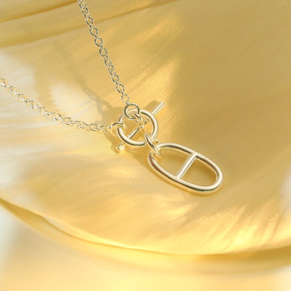 [Garvey ]HM CHAINE D'ANCRE PENDANT NECKLACE STERLING SILVER