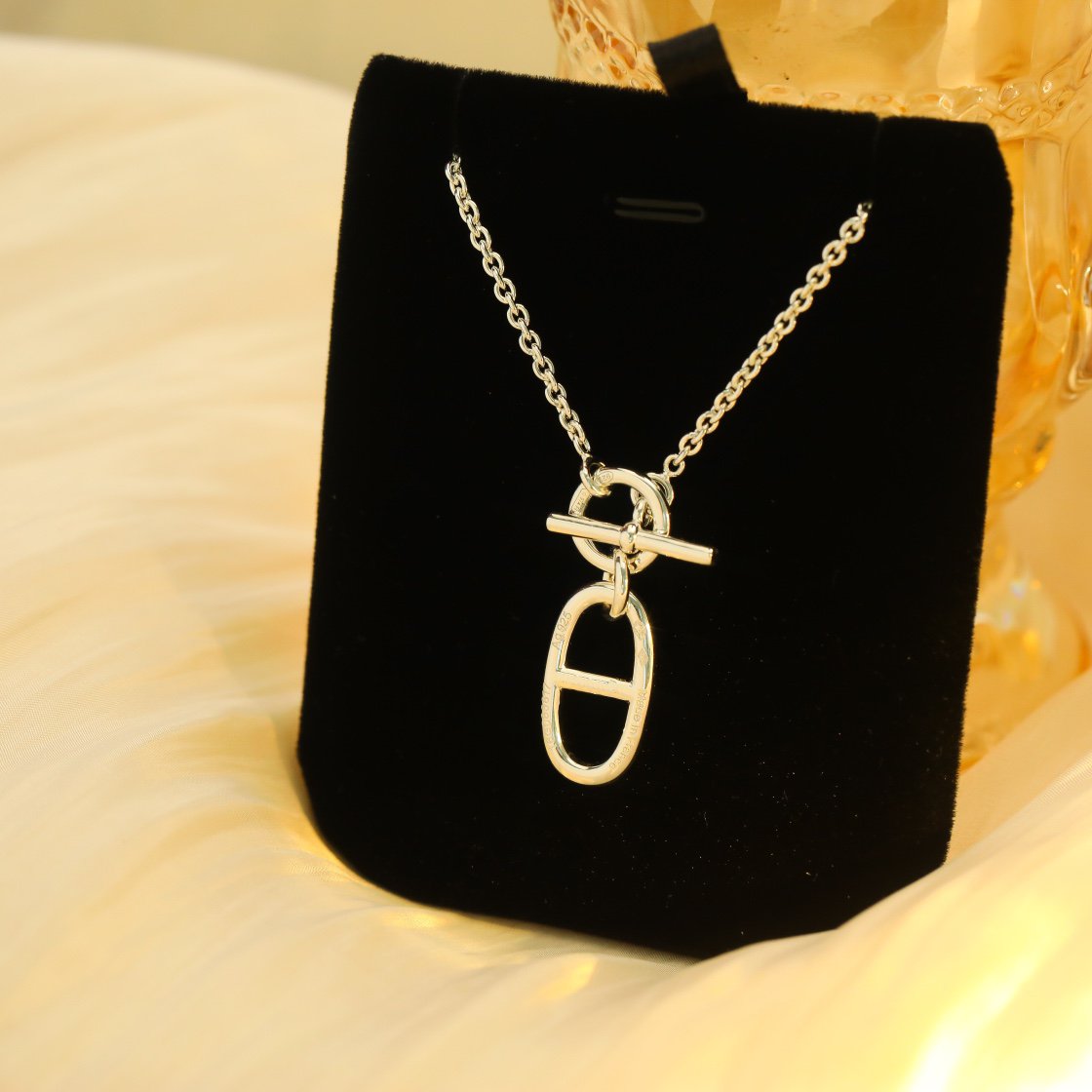 [Garvey ]HM CHAINE D'ANCRE PENDANT NECKLACE STERLING SILVER