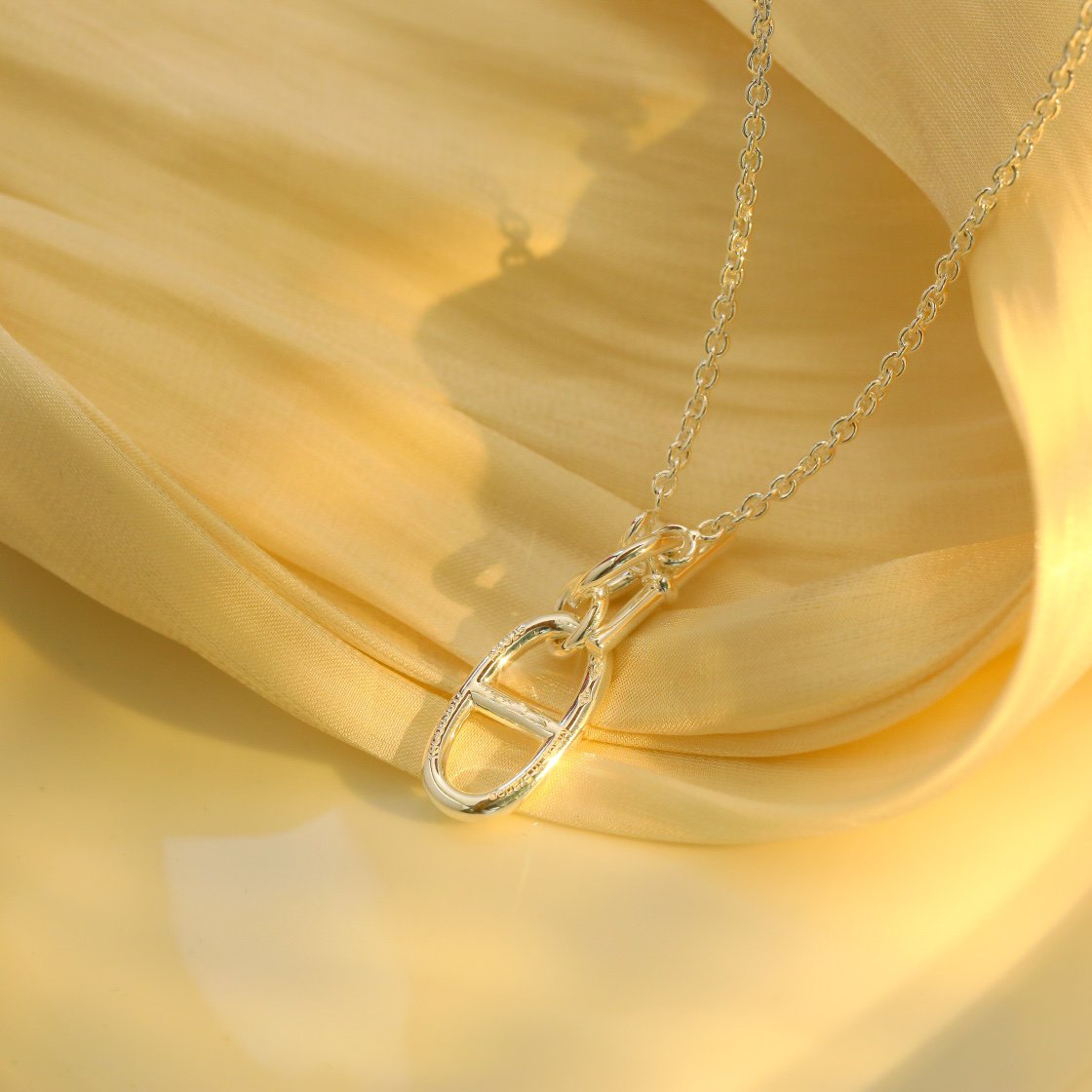[Garvey ]HM CHAINE D'ANCRE PENDANT NECKLACE STERLING SILVER