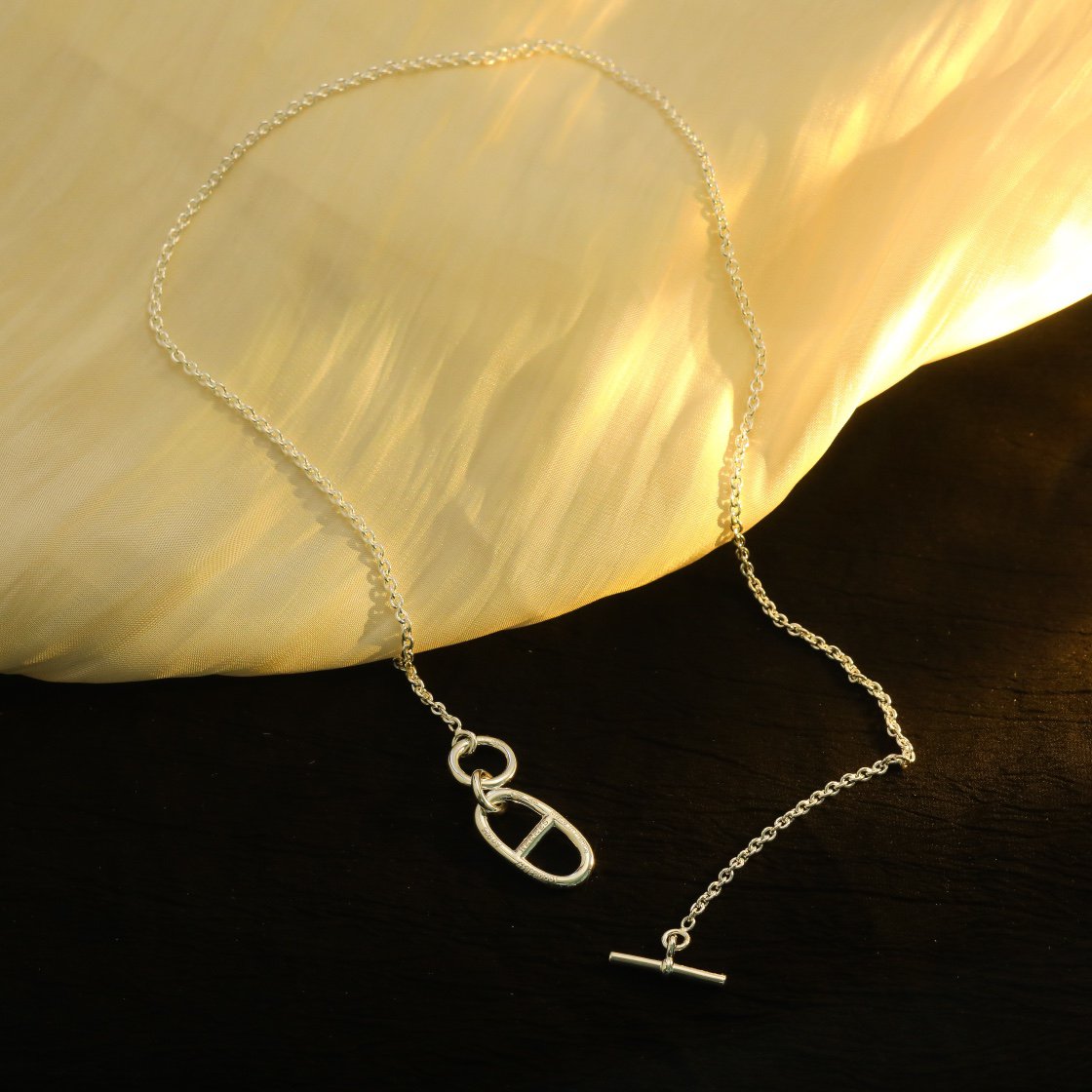 [Garvey ]HM CHAINE D'ANCRE PENDANT NECKLACE STERLING SILVER