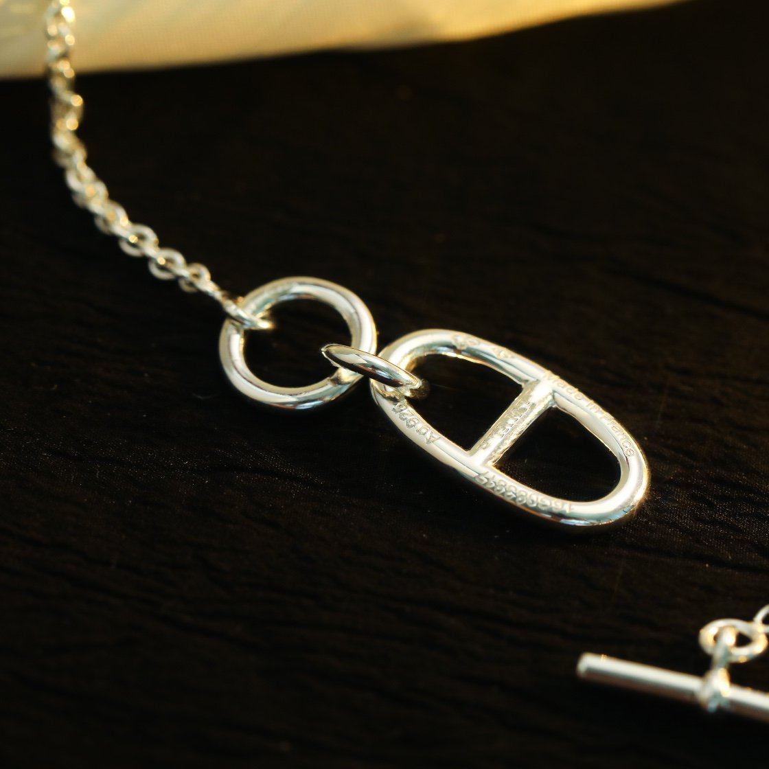 [Garvey ]HM CHAINE D'ANCRE PENDANT NECKLACE STERLING SILVER