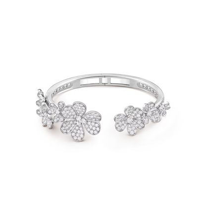 [Garvey]LUMINOUS BLOSSOM OPEN BANGLE