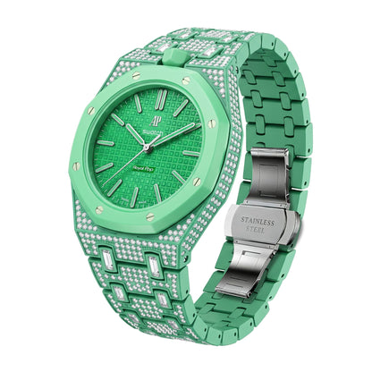 [Garvey]Royal Oak Pop Exclusive Bioceramic Case & Bioceramic Strap Full Diamond