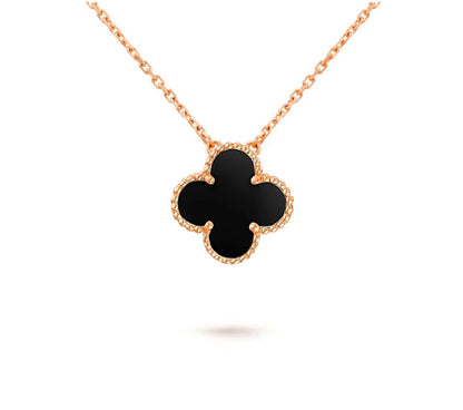 [Garvey]15MM CLOVER FLOWER PENDANT NECKLACE COLLECTION