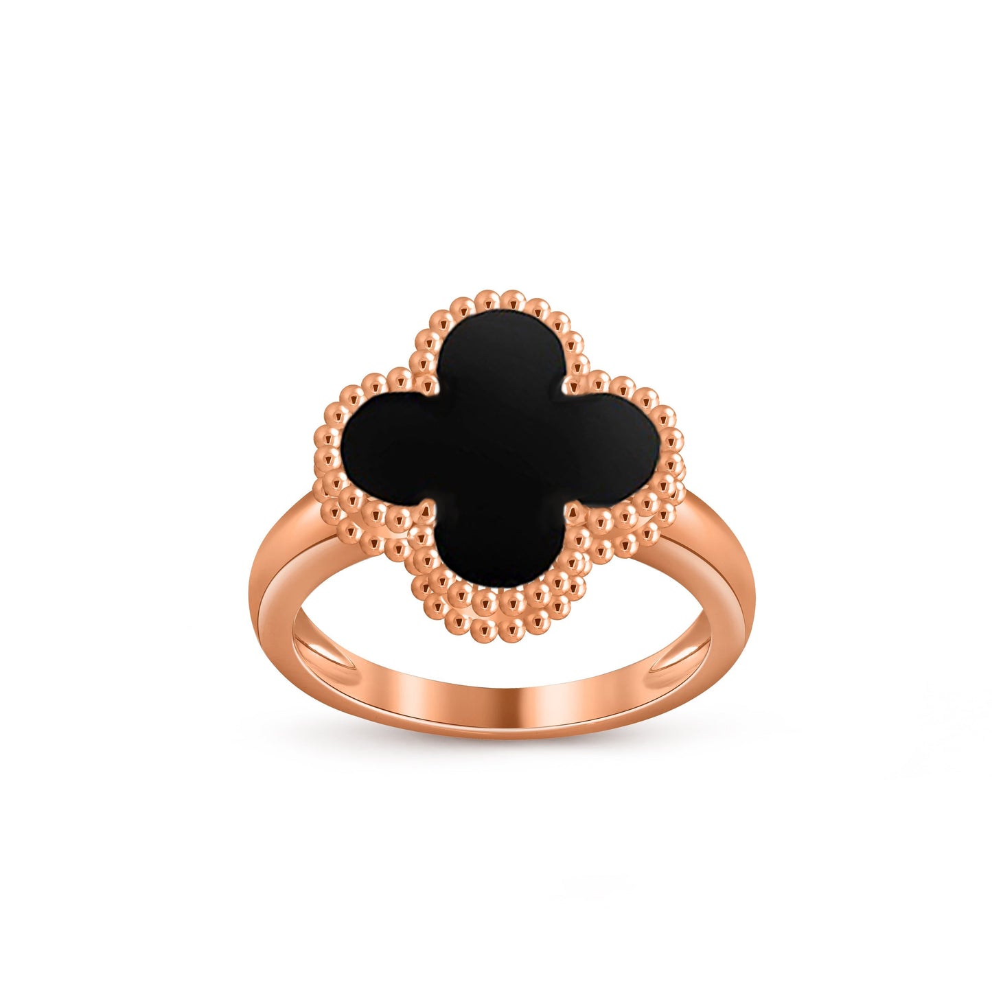 [Garvey]LUCKY CLOVER VINTAGE ROSE GOLD RING COLLECTION