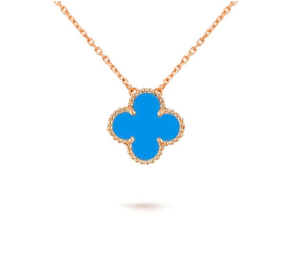 [Garvey]15MM CLOVER FLOWER PENDANT NECKLACE COLLECTION
