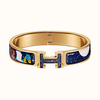 [Garvey ]H STAR AND MOON BRACELET 12MM