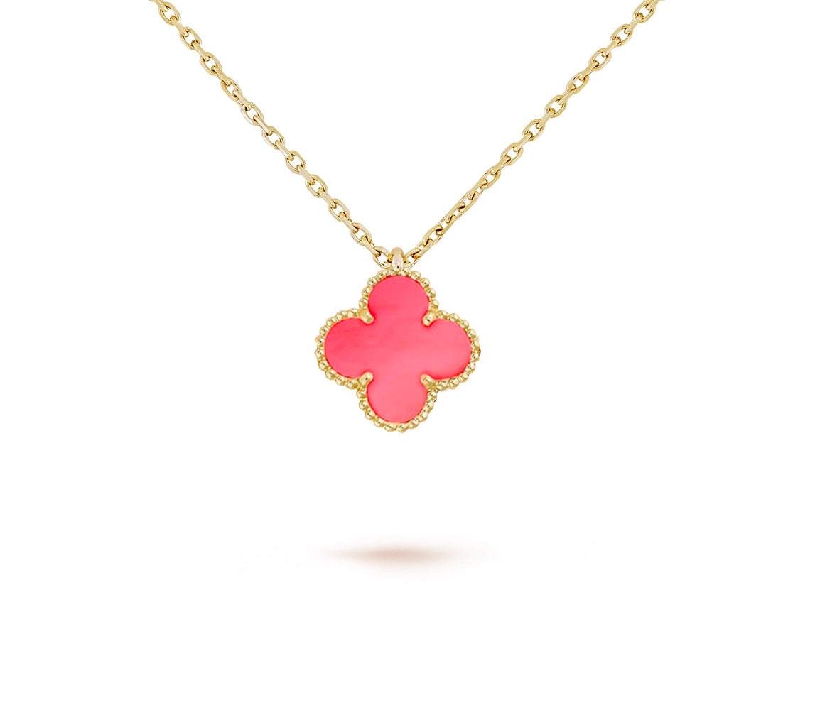 [Garvey]9.5MM MINI CLOVER PENDANT NECKLACE COLLECTION