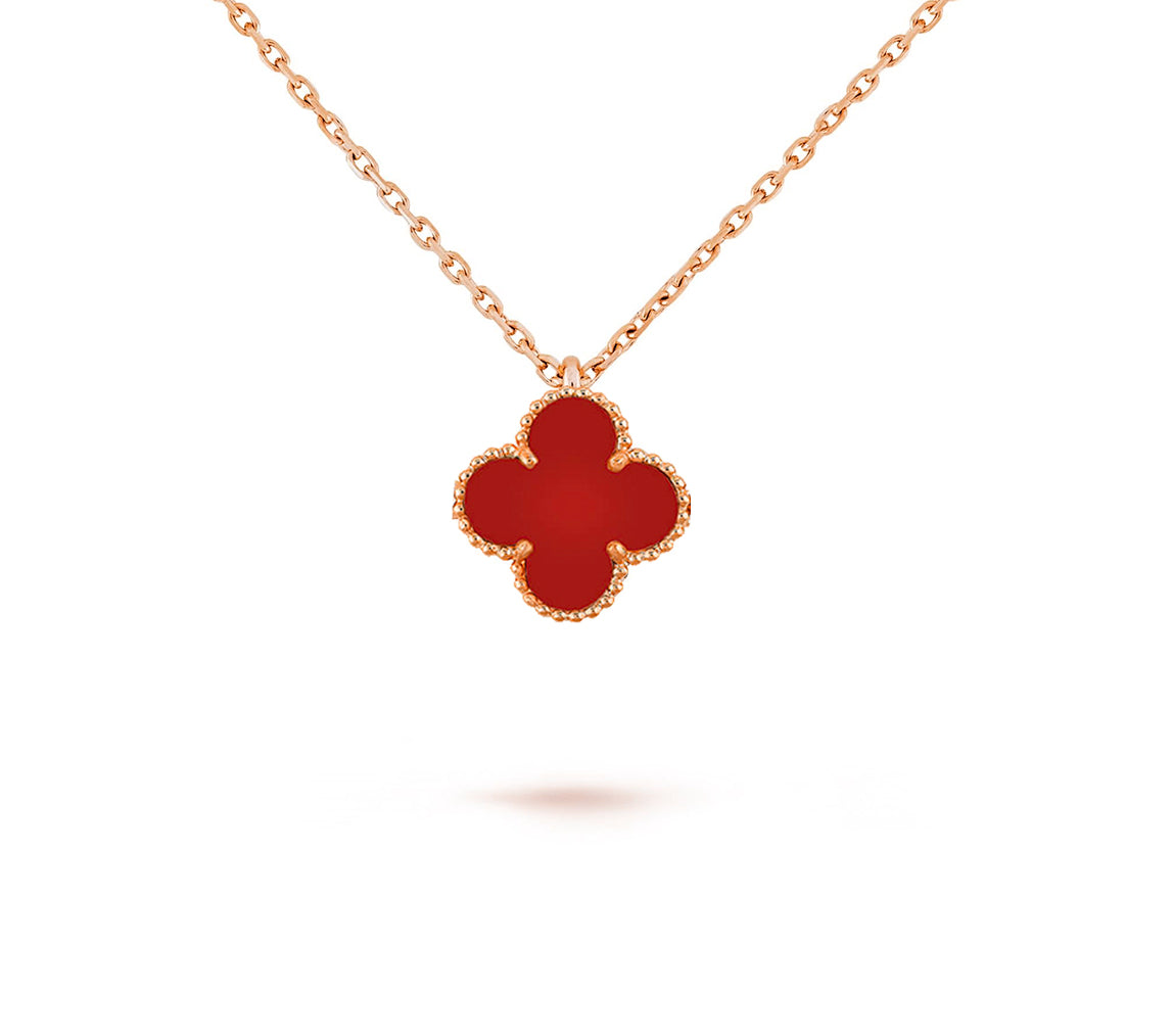 [Garvey]9.5MM MINI CLOVER PENDANT NECKLACE COLLECTION