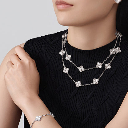 [Garvey ]CLOVER 20 MOTIFS DIAMOND SILVER