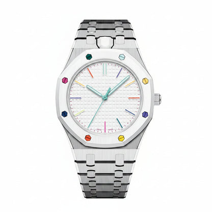 [Garvey]OAK POP EXCLUSIVE SILVER STEEL STRAP