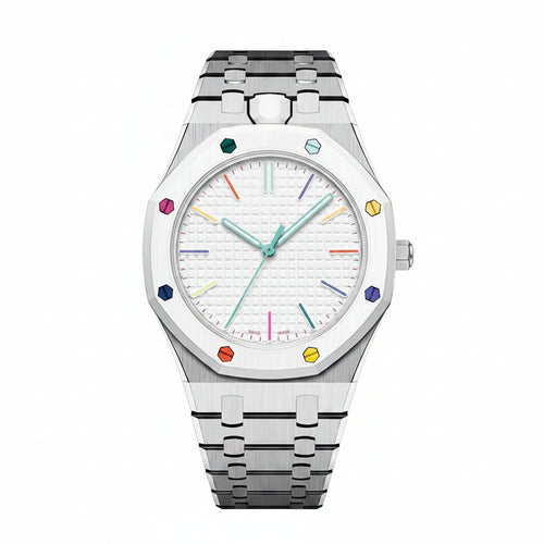 [Garvey]OAK POP EXCLUSIVE SILVER STEEL STRAP