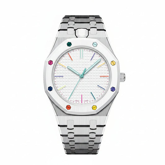 [Garvey]OAK POP EXCLUSIVE SILVER STEEL STRAP