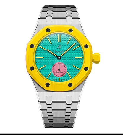 [Garvey]OAK POP EXCLUSIVE SILVER STEEL STRAP