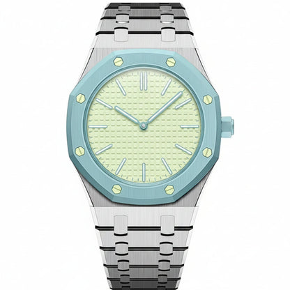 [Garvey]OAK POP EXCLUSIVE SILVER STEEL STRAP