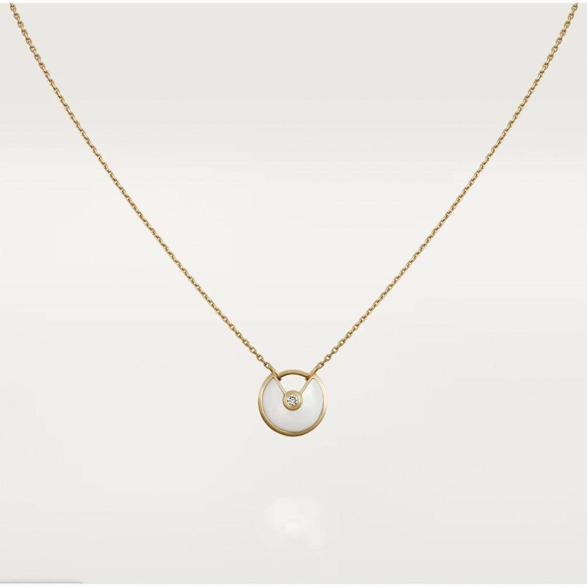 [Garvey ]AMULETTE ROSE GOLD MOP NECKLACE