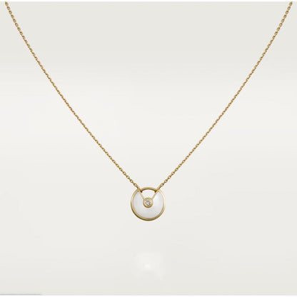 [Garvey ]AMULETTE ROSE GOLD MOP NECKLACE