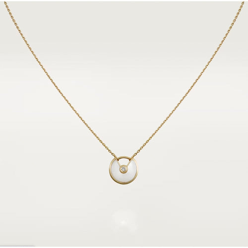 [Garvey ]AMULETTE ROSE GOLD MOP NECKLACE