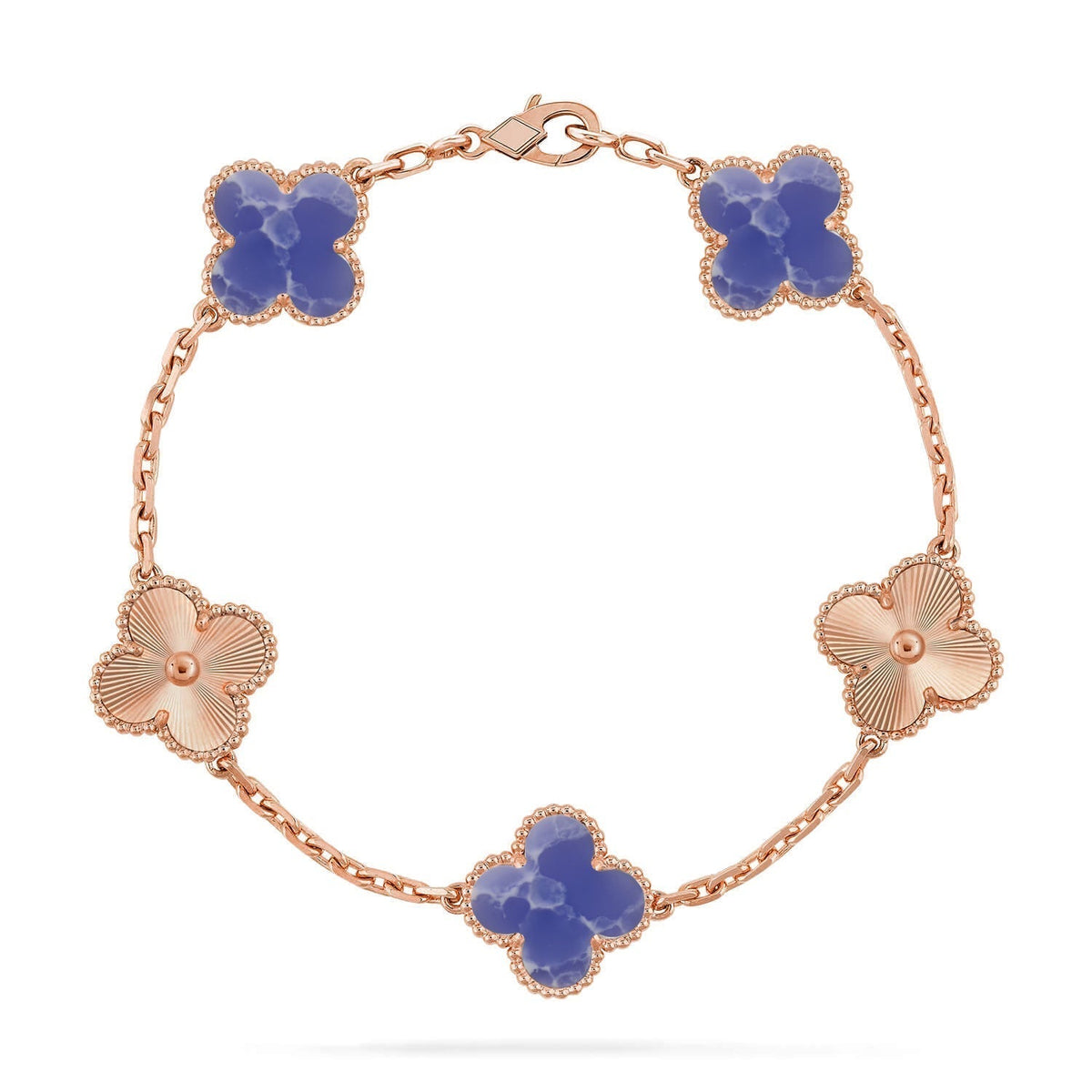 [Garvey ]CLOVER 5 MOTIF BLUE VEINS BRACELET COLLECTION